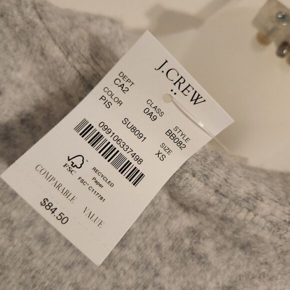 J crew striped V-neck cardigan sweater  extra soft  yarn Size XS - Picture 6 of 7